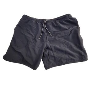 Allbirds Mens Natural Run Shorts XL Black Merino Wool Recycled Nylon Athletic‎